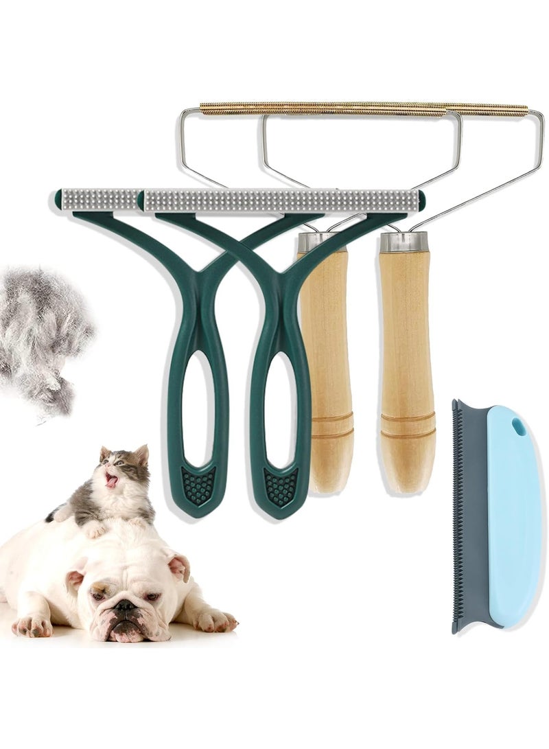 5 Pack Pet Hair Remover, Portable Dog Cat Hair Remover, Lint Remover, Reusable Pet Hair Removal Tool, Lint Shaver Cleaner Pro, Carpet Scraper for Couch Furniture, Blanket, Clothing, Carpet, Rugs - Image 1